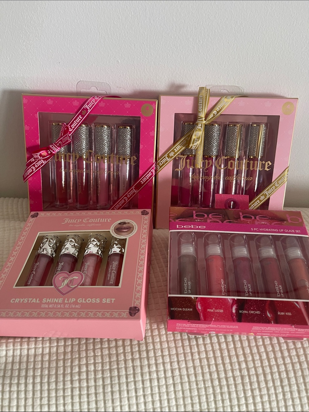 U PICk 🫵Juicy Couture Lip Gloss Gift Sets - Pink and Gold Accents